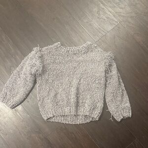 $3-Jessica Simpson Textured Kids Sweater in Gray